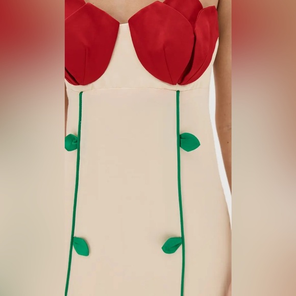 New Farm Rio Rose Detailed Sleeveless Dress Size M - Picture 6 of 13